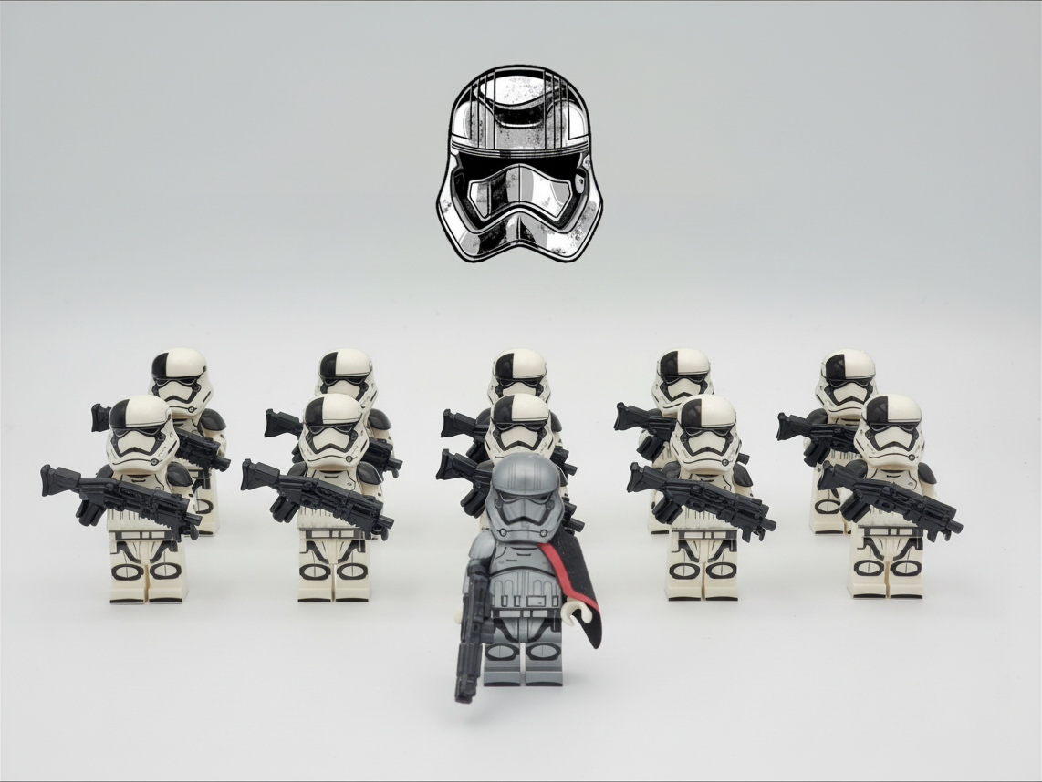 Star Wars Captain Phasma Stormtrooper Executioner Army 11 Minifigures Set