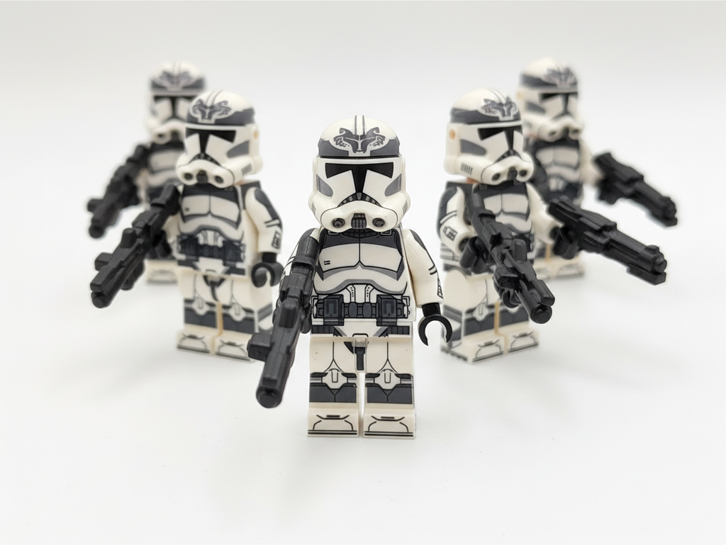 Star Wars Wolfpack Clone Troopers New 2022 Model Minifigures Set
