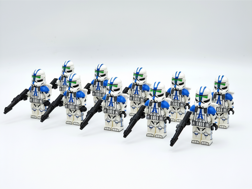 Star Wars 501th Jetpack Clone Troopers Custom Minifigures Set XH