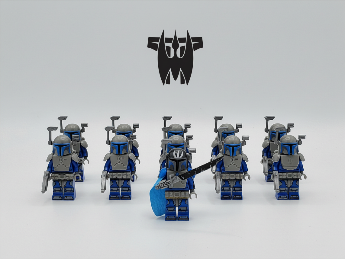 Star Wars Pre Vizsla Death Watch Mandalorian Army 11 Minifigures Set