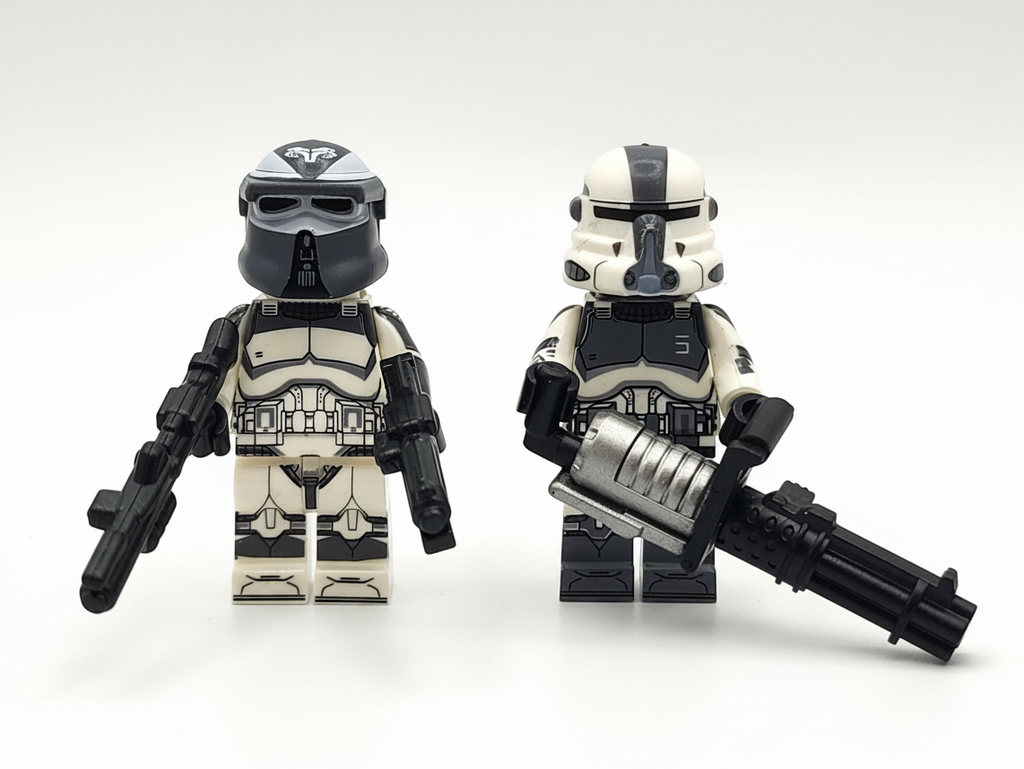 Star Wars 104th Commander Wolffe Custom Minifigures Assortment Set 8pcs