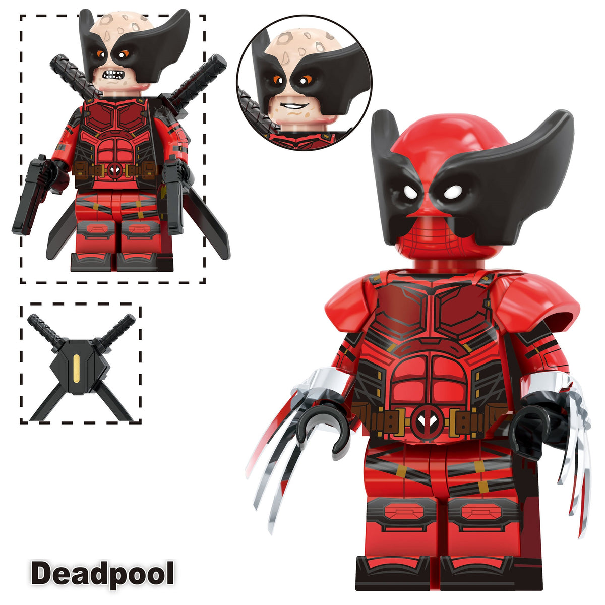Deadpool  & Wolverine Movie Series Custom Minifigures Set TV