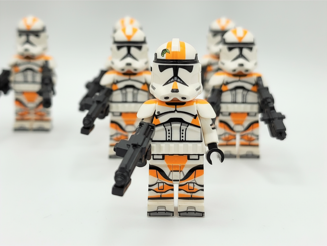 Star Wars Commander Cody Waxer and Boil 212th Attack Battalion Custom Armored Clone Troopers Set