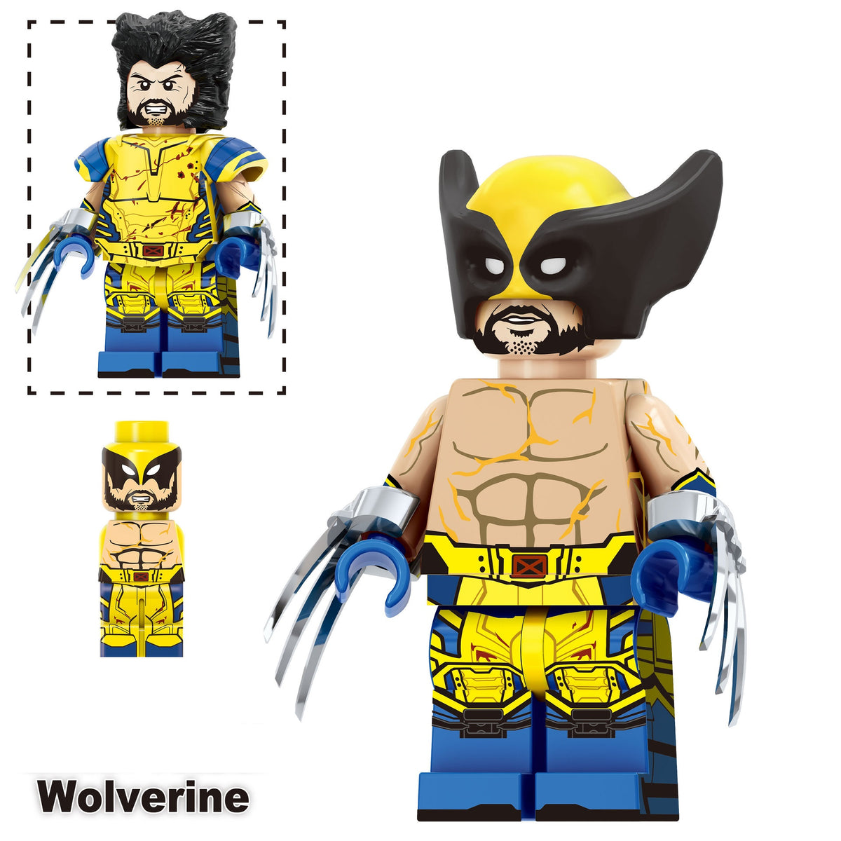 Deadpool  & Wolverine Movie Series Custom Minifigures Set TV