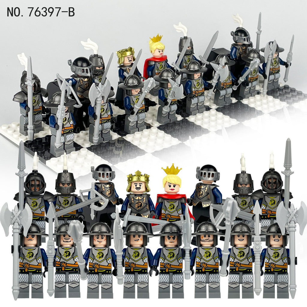 Medieval Knights and Soldiers Lot 16pcs - 76397-B