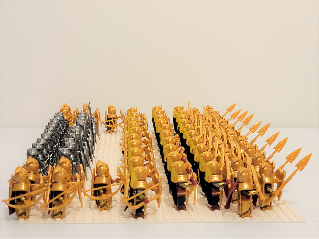 LOTR Mirkwood Elves Battalion Infantry Army 80 Minifigures Set