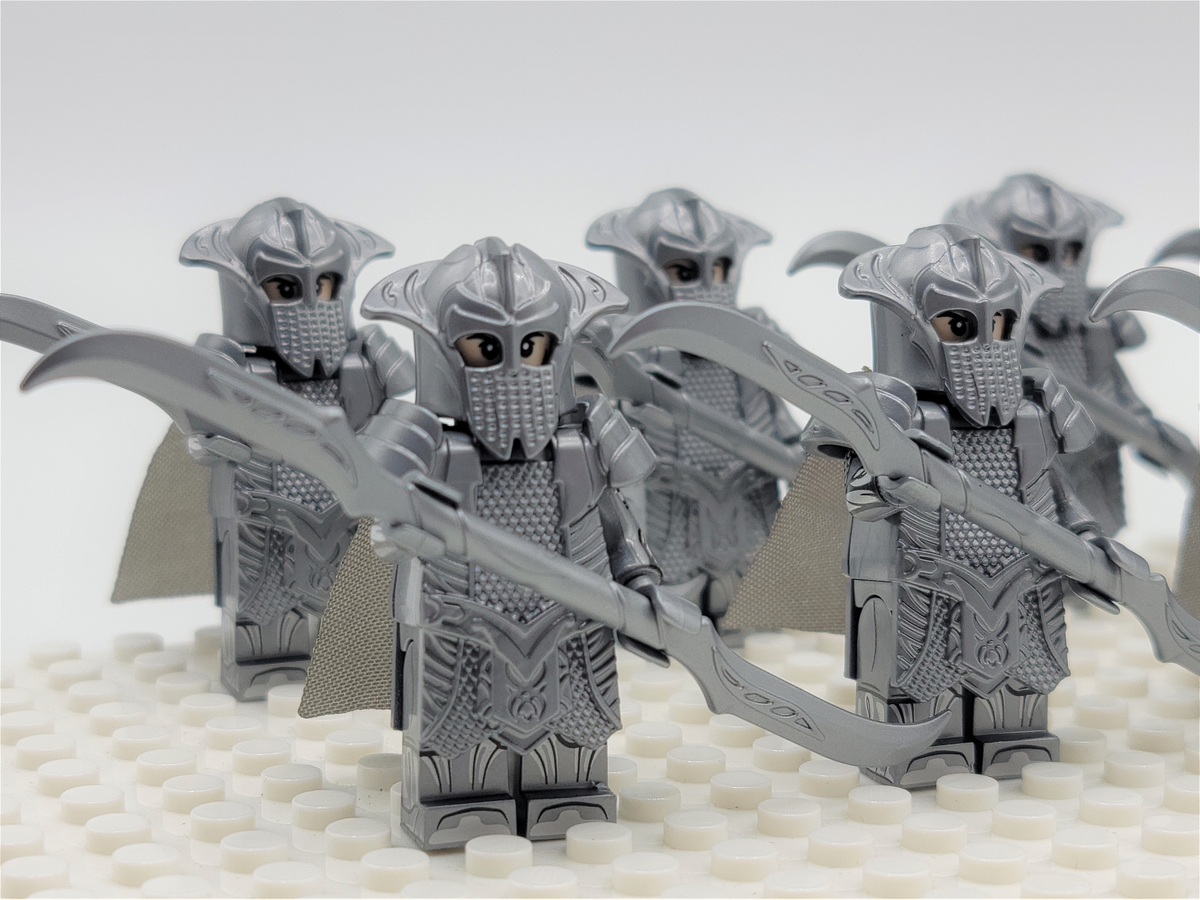 LOTR Mirkwood Elven Double Blade Infantry Army 10 Minifigures Set