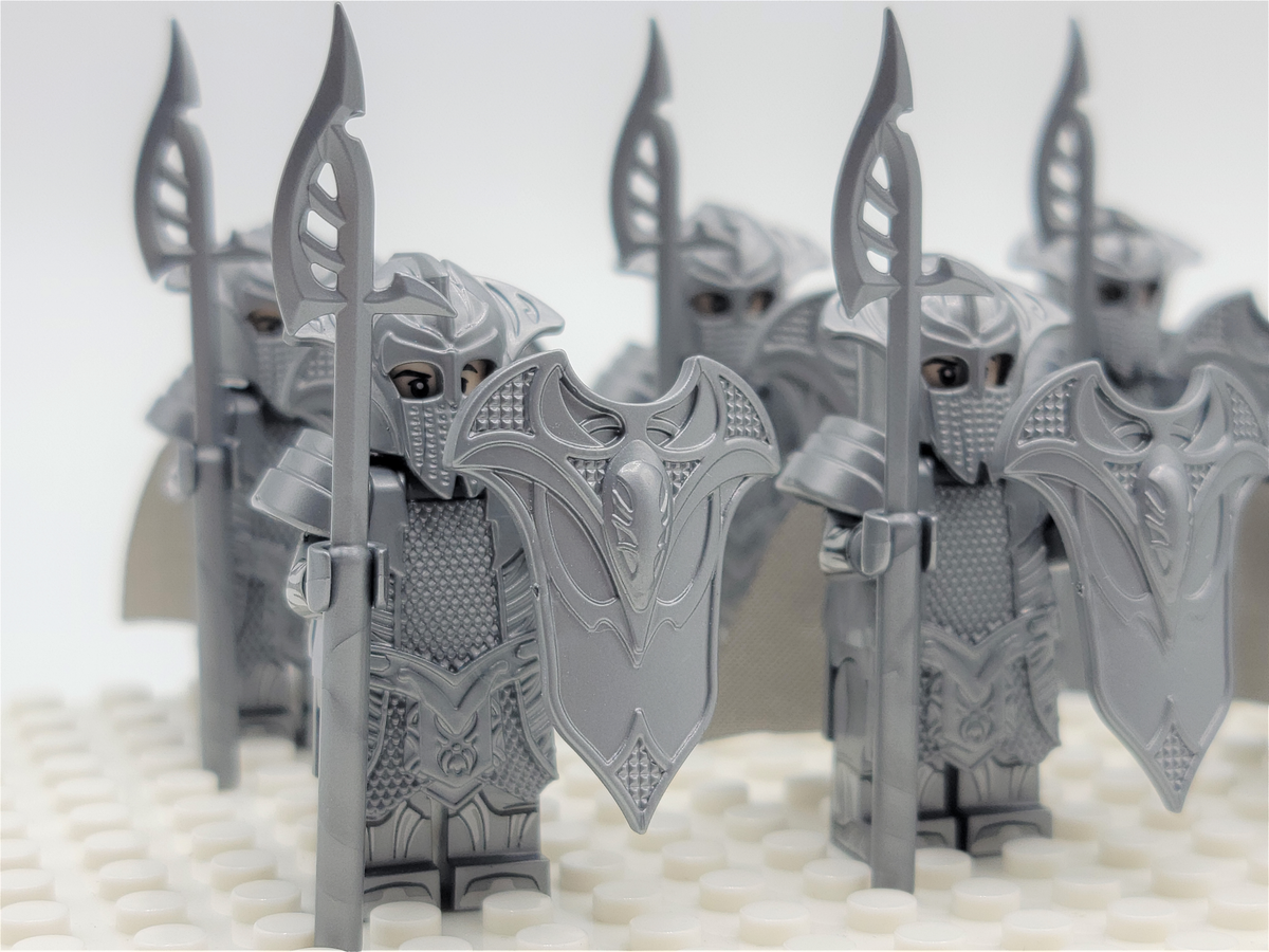 LOTR Mirkwood Elven Guards Spears Infantry Army 10 Minifigures Set