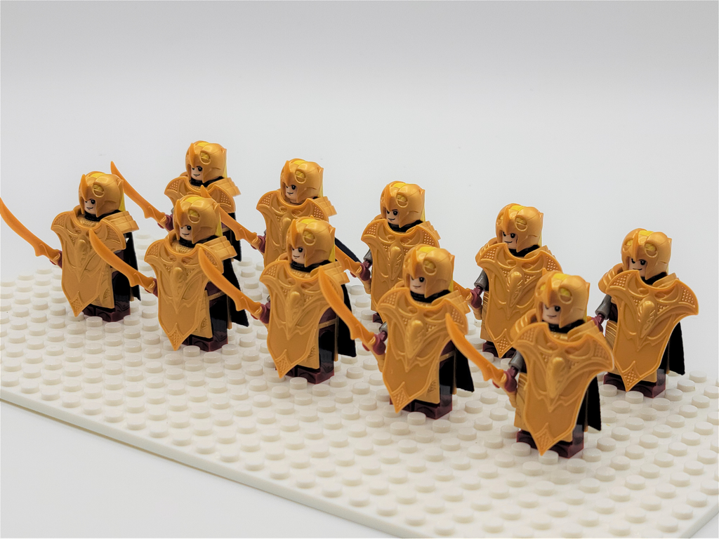 LOTR Mirkwood Elves Light Sword Infantry Army 10 Minifigures Set