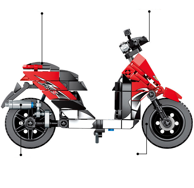 Motorcycle Custom Building Block Set Model 5