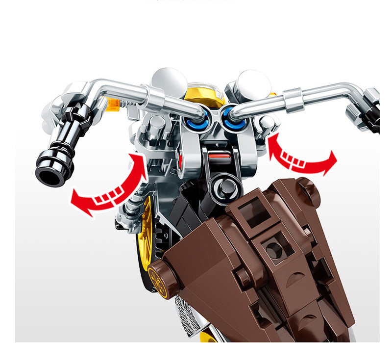 Motorcycle Custom Building Block Set Model 7