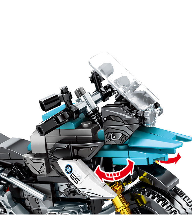 Motorcycle Custom Building Block Set Model 4