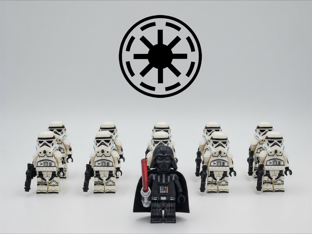 Star Wars Darth Vader Stormtrooper Empire Army 11 Minifigures Set