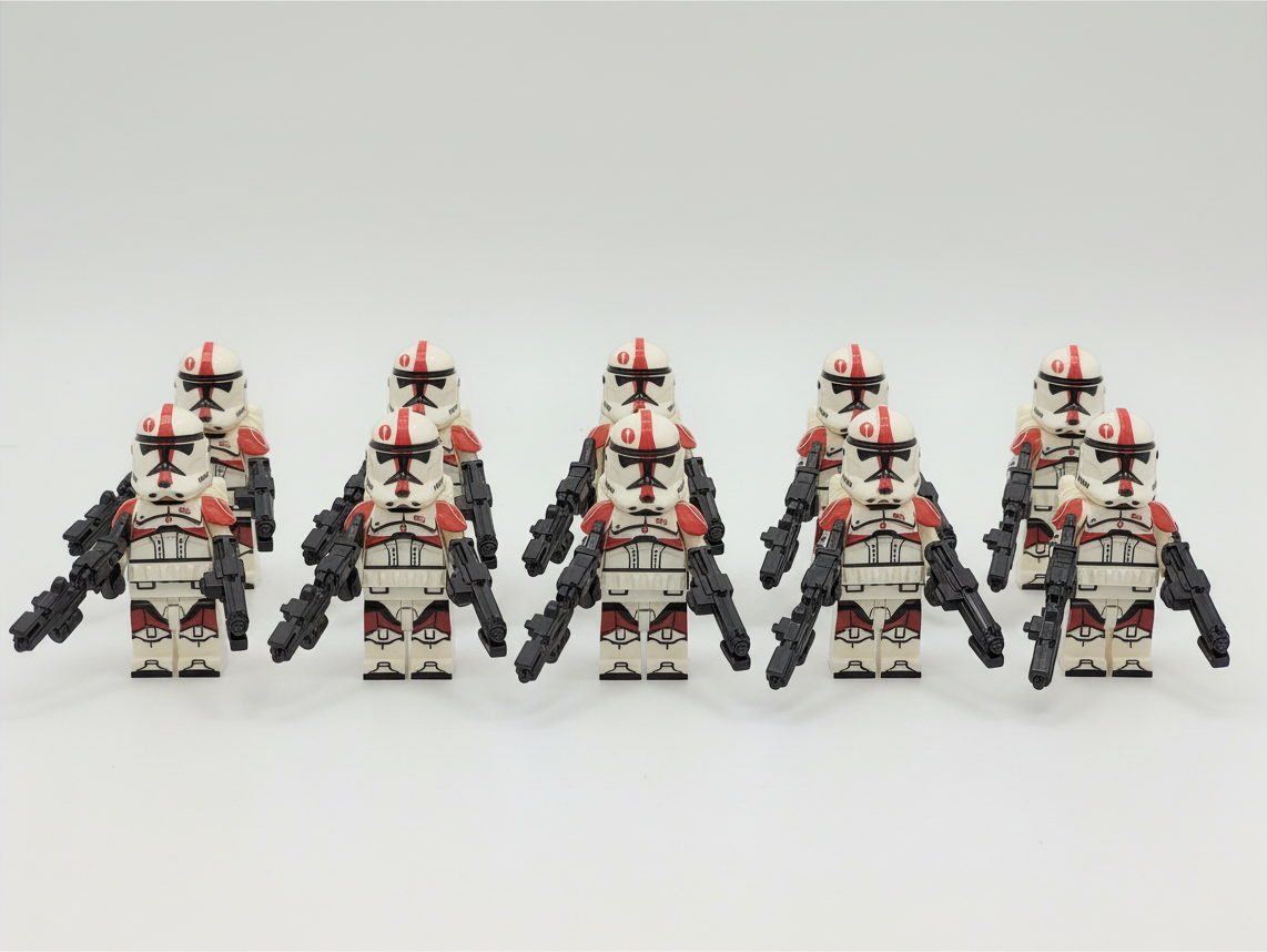 Star Wars 91st Armored Clones x10 Minifigures Set