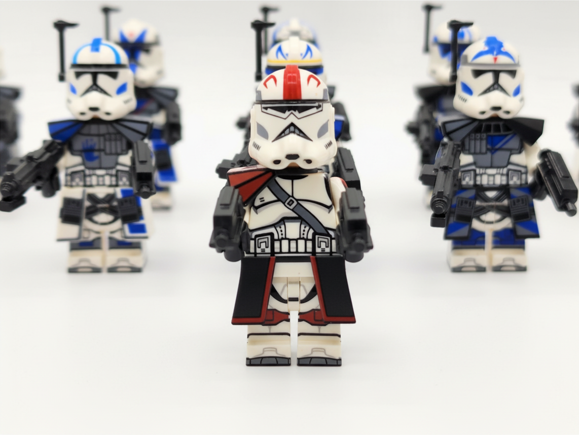 Star Wars Phase 1.5 Captain Fordo with 501st ARC Troopers Custom 9 Minifigures Sets