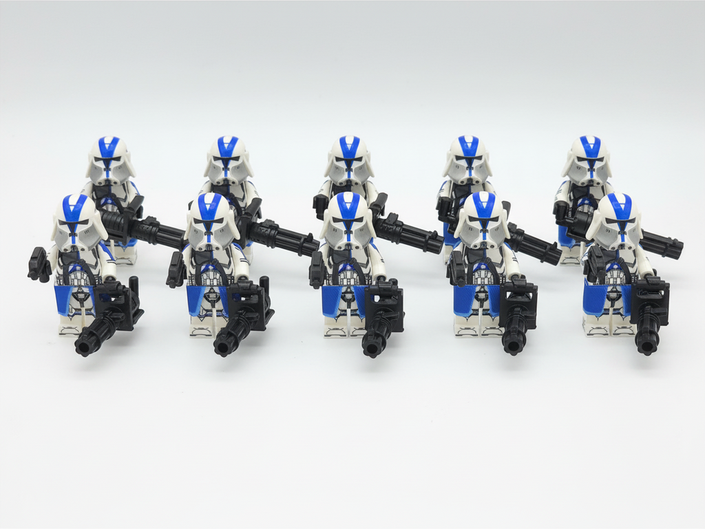 Star Wars 501st Heavy Clone Troopers Custom Minifigures Set