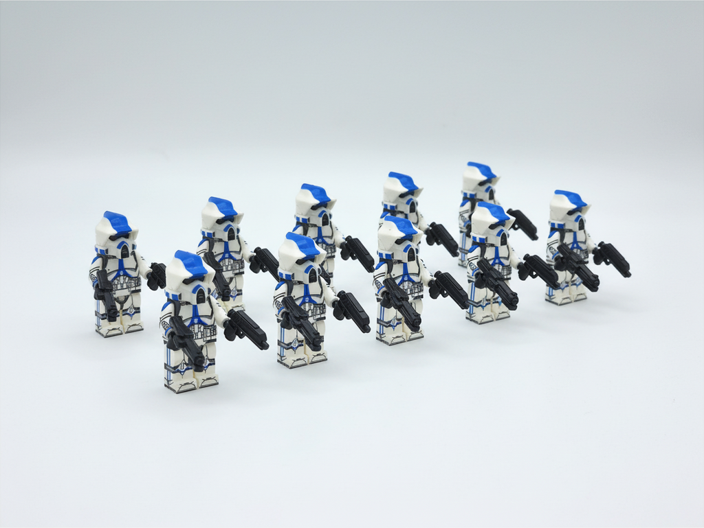 Star Wars 501st ARF Clone Troopers Custom Minifigures Set
