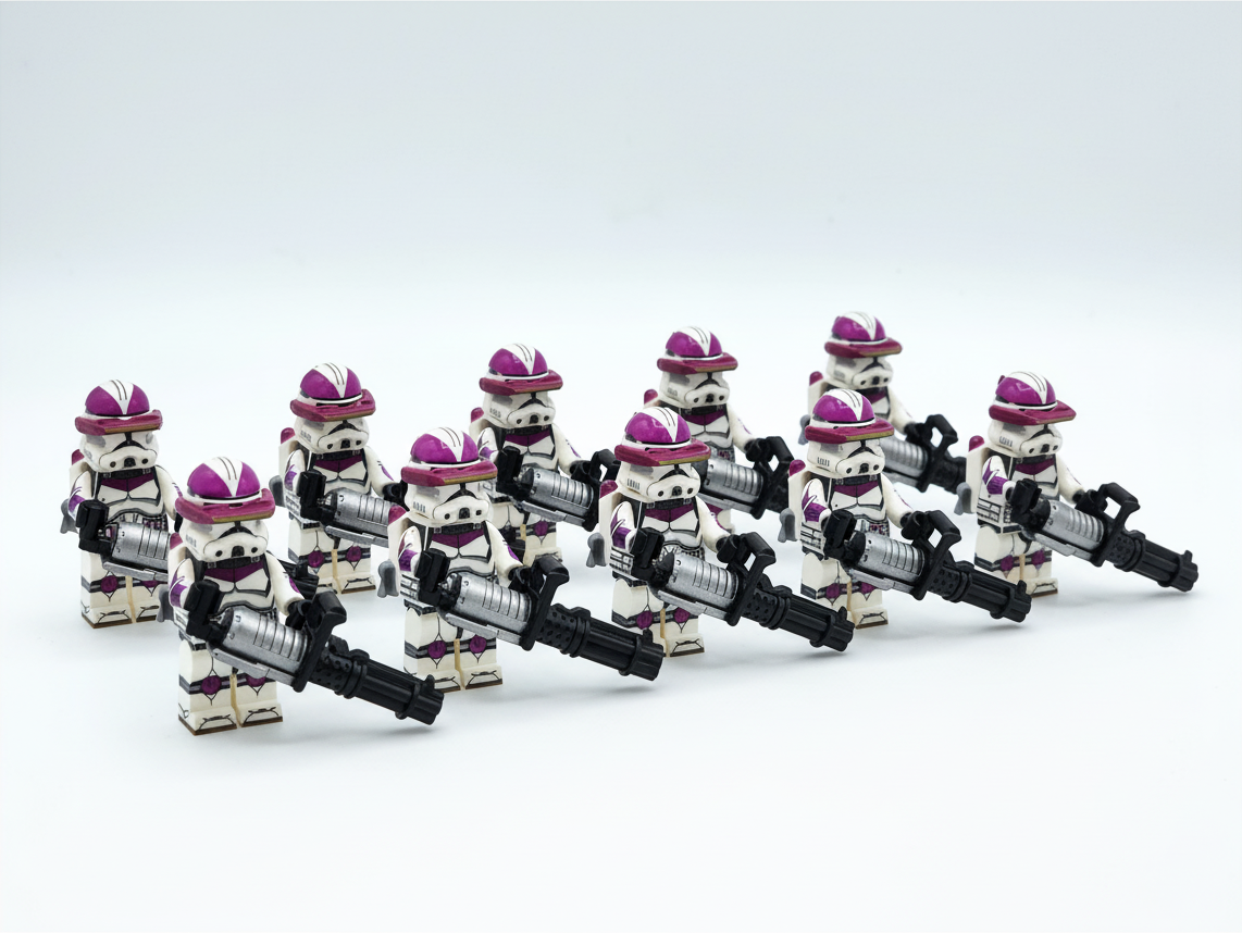 Star Wars 21st Nova Corps Clone Trooper Gunners Custom Minifigures Set WM