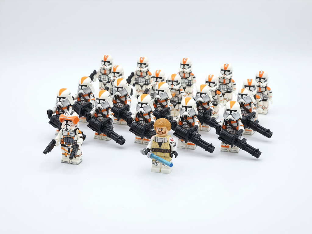 Star Wars 212th Obi Wan Commander Cody Heavy Clone Troopers Army Set 22pcs Minifigures Set