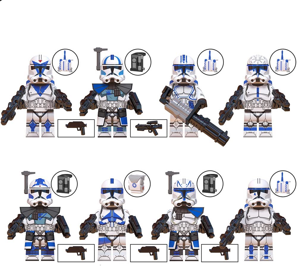 Star Wars 501st Legion ARC Troopers 8 Minifigures Set