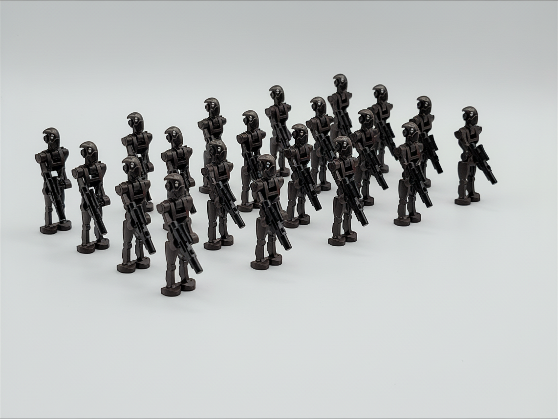 Star Wars Commando Droids + Captain 21 Minifigures Set