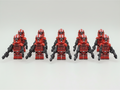 Star Wars Red Mist Armored Clones x10 Minifigures Set