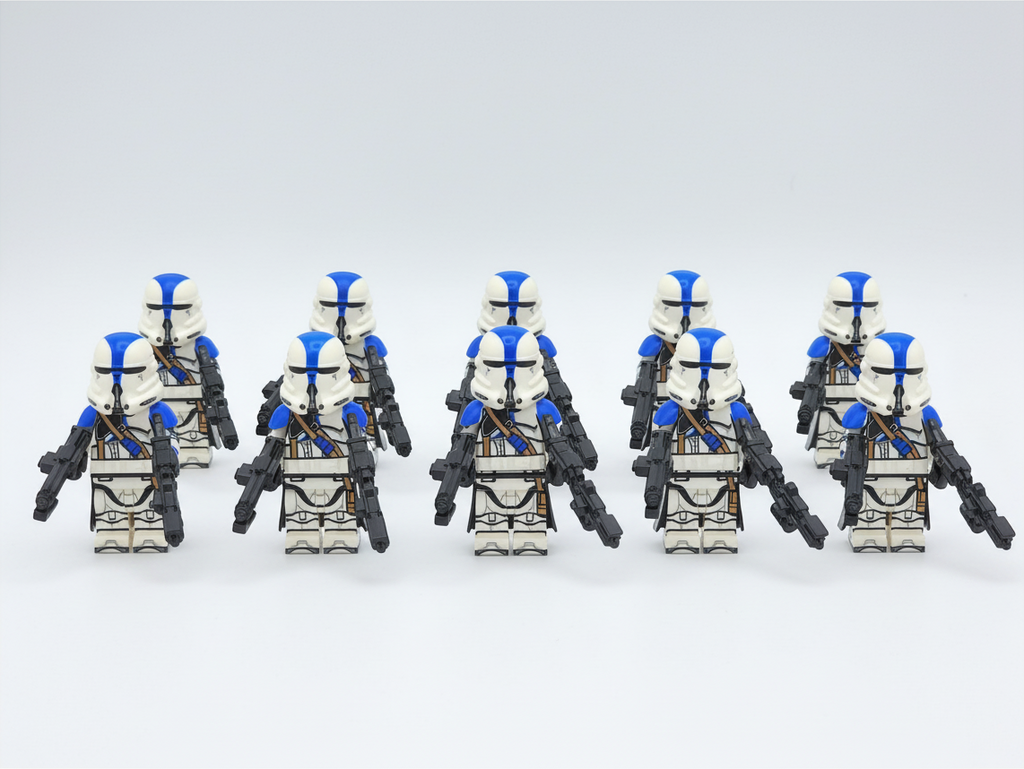 Star Wars Phase 2 501st AIrborne Clone Troopers Paratroopers Custom Minifigures