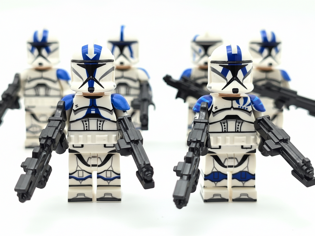 Star Wars Phase 1 Assortment 501st Clone Troopers Captain Rex and the Boys Minifigures Set
