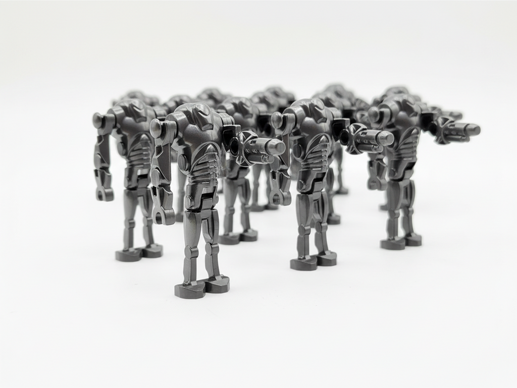 Star Wars B2 Super Battle Droids Custom Cannon Arm Set 20pcs Black and Gun Metal Gray