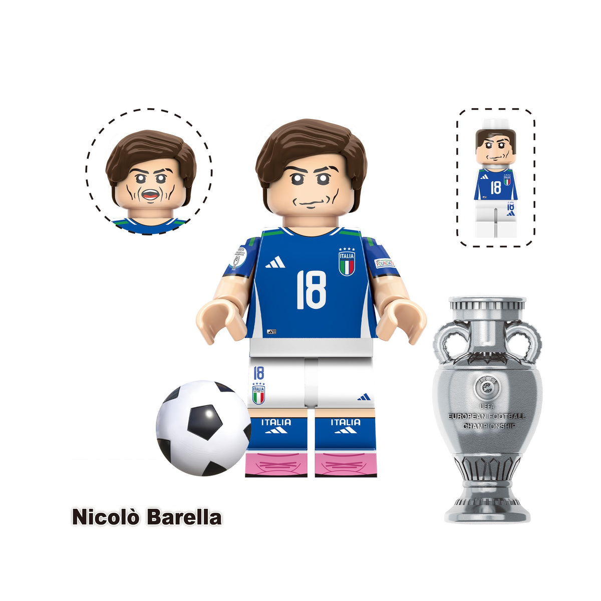 Soccer Football FIFA World Cup Custom Minifigures