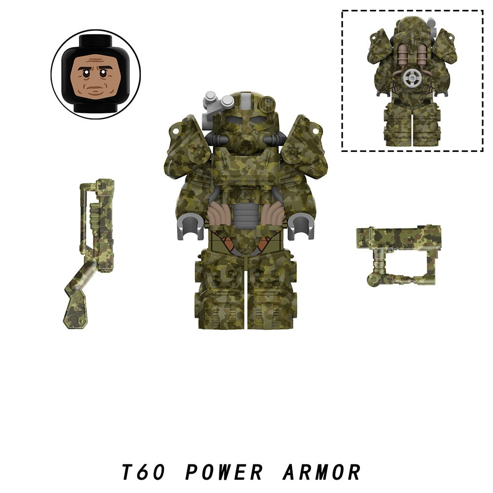 Fallout TV Series Custom Minifigures Power Armor Set 2