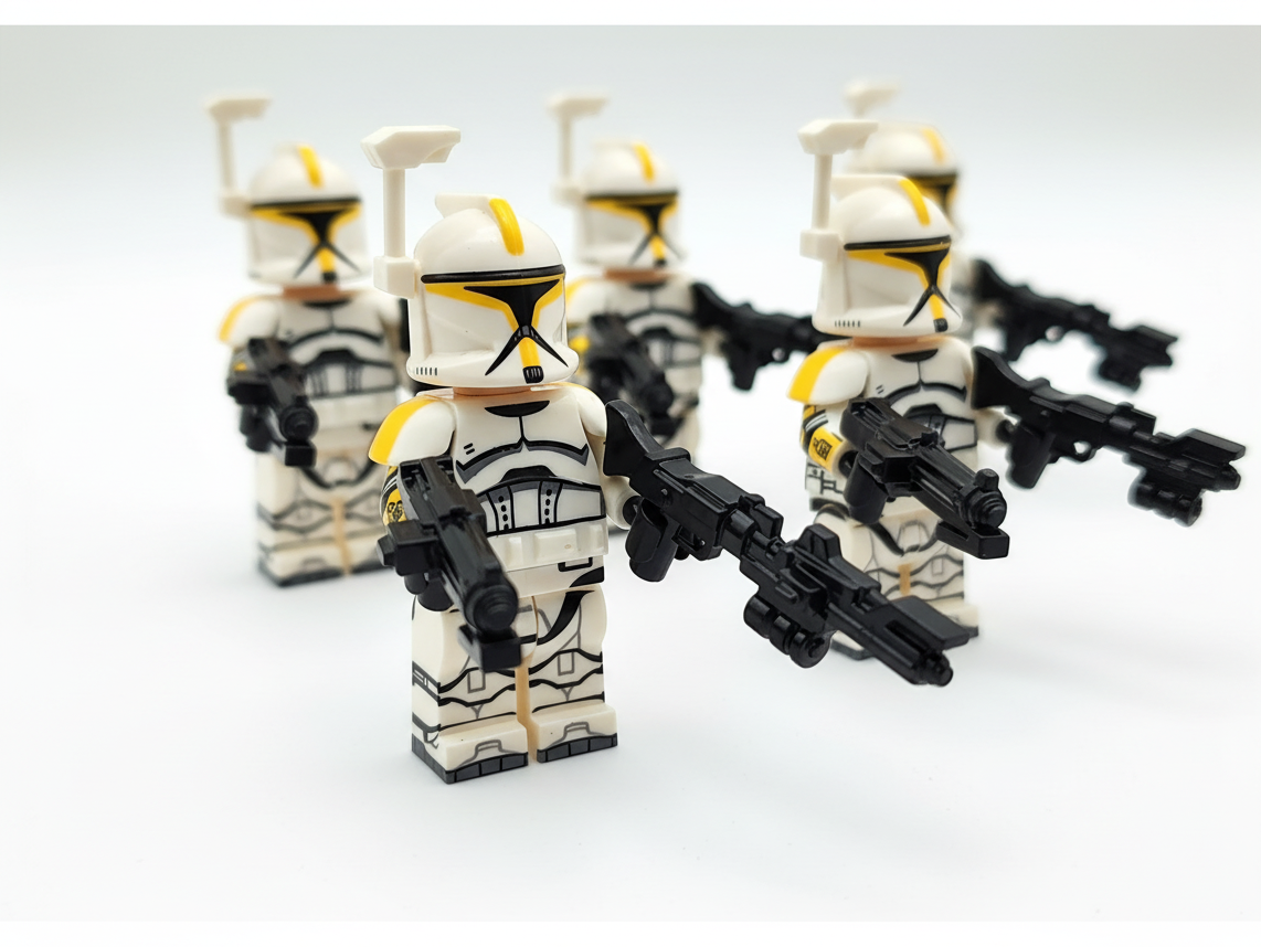 Star Wars Phase 1 Commander Bly 327th Clone Troopers 11pcs Minifigures Set