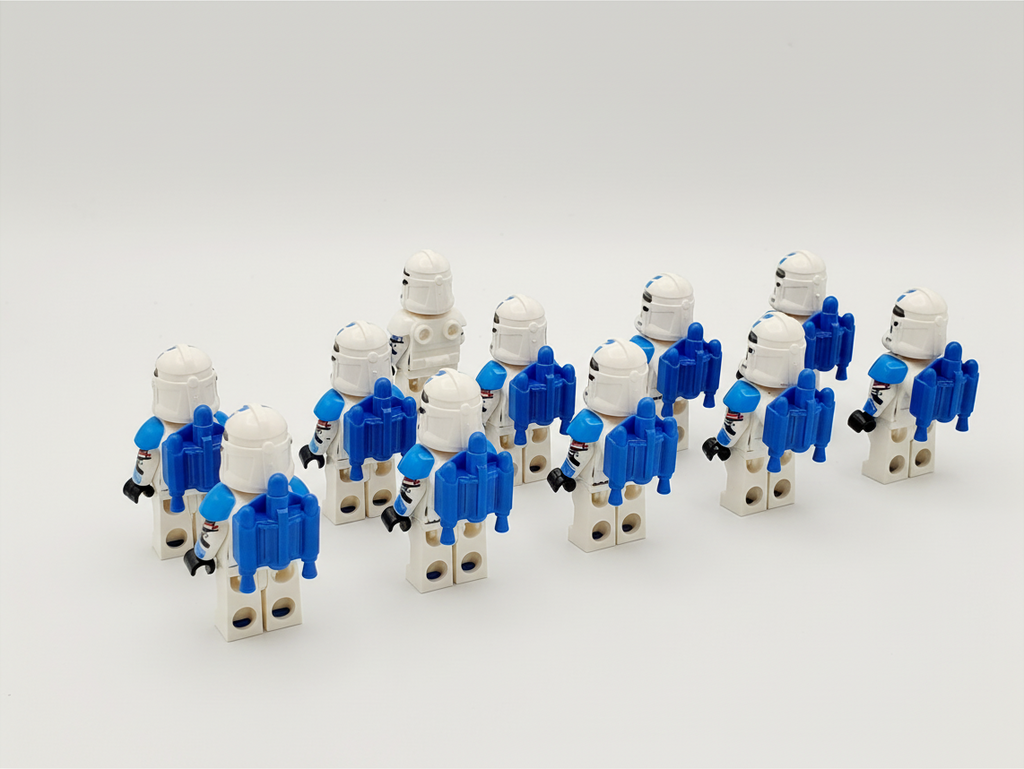 Star Wars Captain Rex 501st Jet Troopers Army 11 Minifigures Set