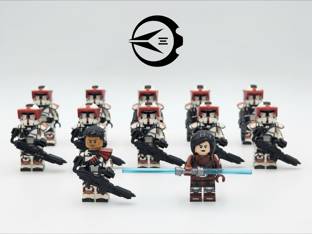 Star Wars: TOR  Havoc Squad Jace Malcom, Satele Shan Custom 12 Minifigures Set