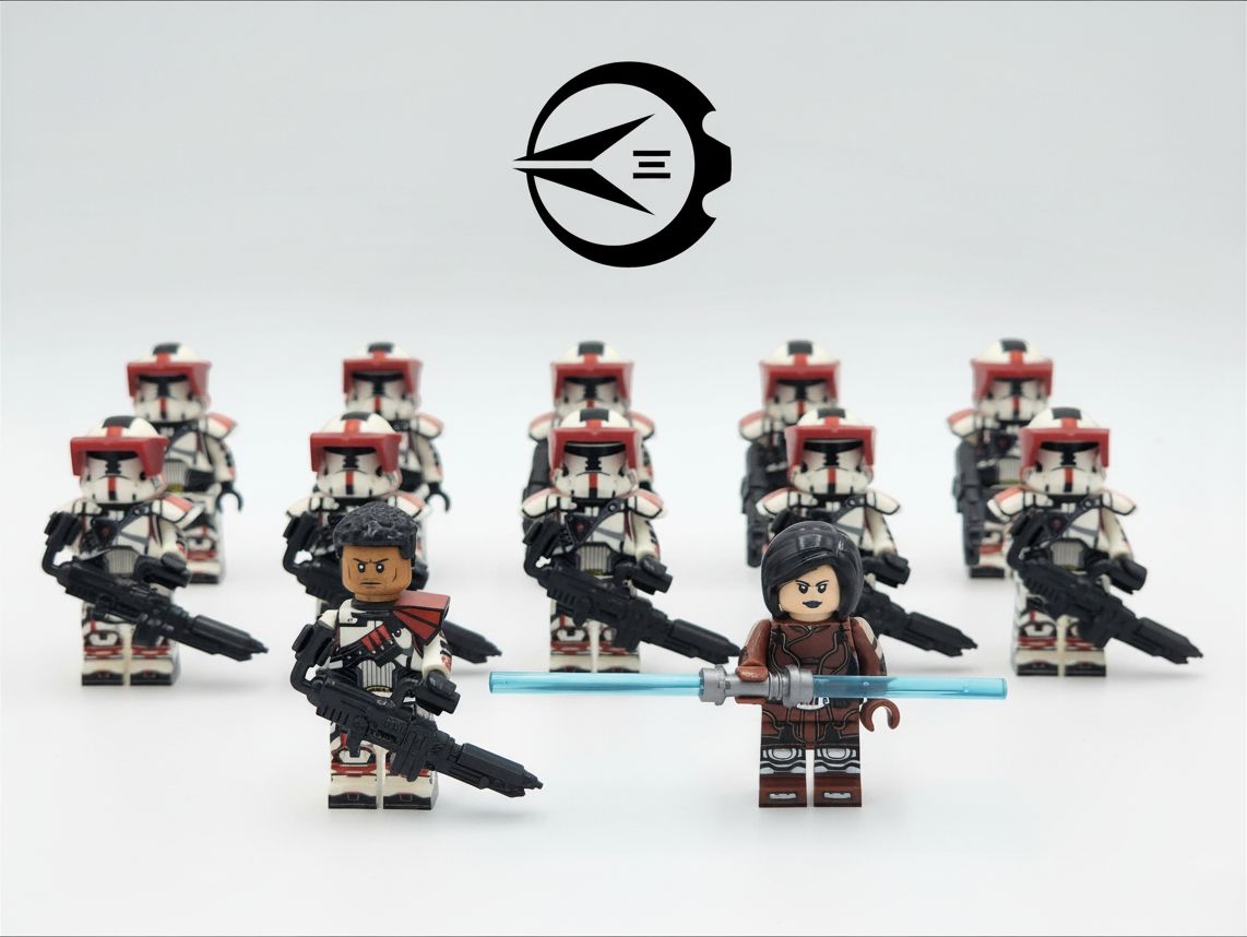 Star Wars: TOR  Havoc Squad Jace Malcom, Satele Shan Custom 12 Minifigures Set