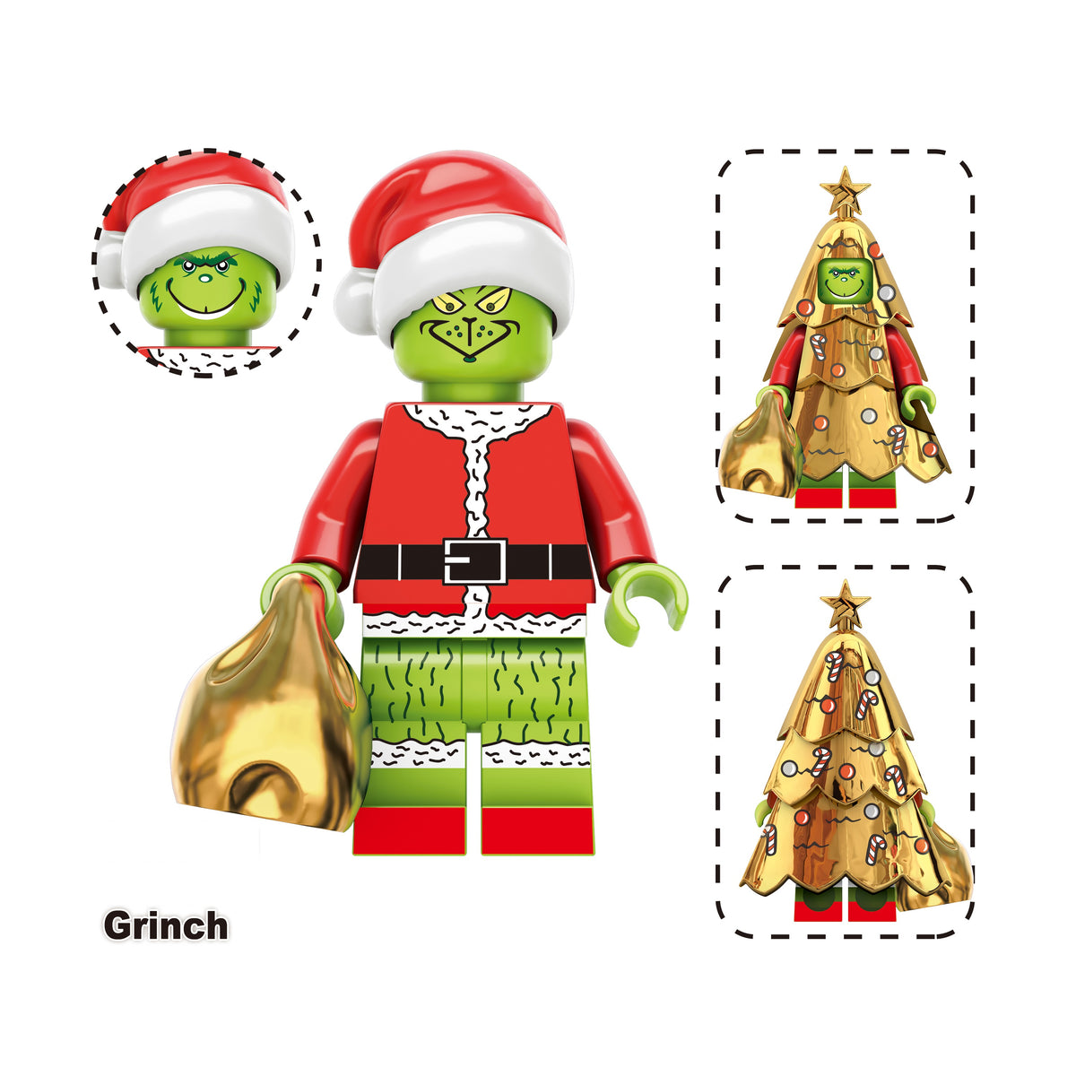 Christmas Theme Holiday Custom Minifigures