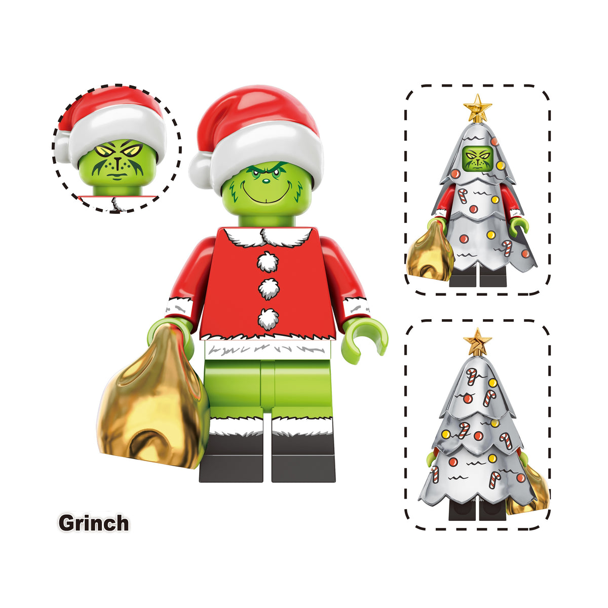 Christmas Theme Holiday Custom Minifigures