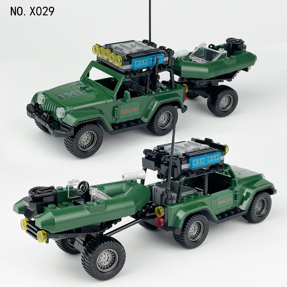 Army  Special Forces 12 Custom Minifigures + Jeep - L44