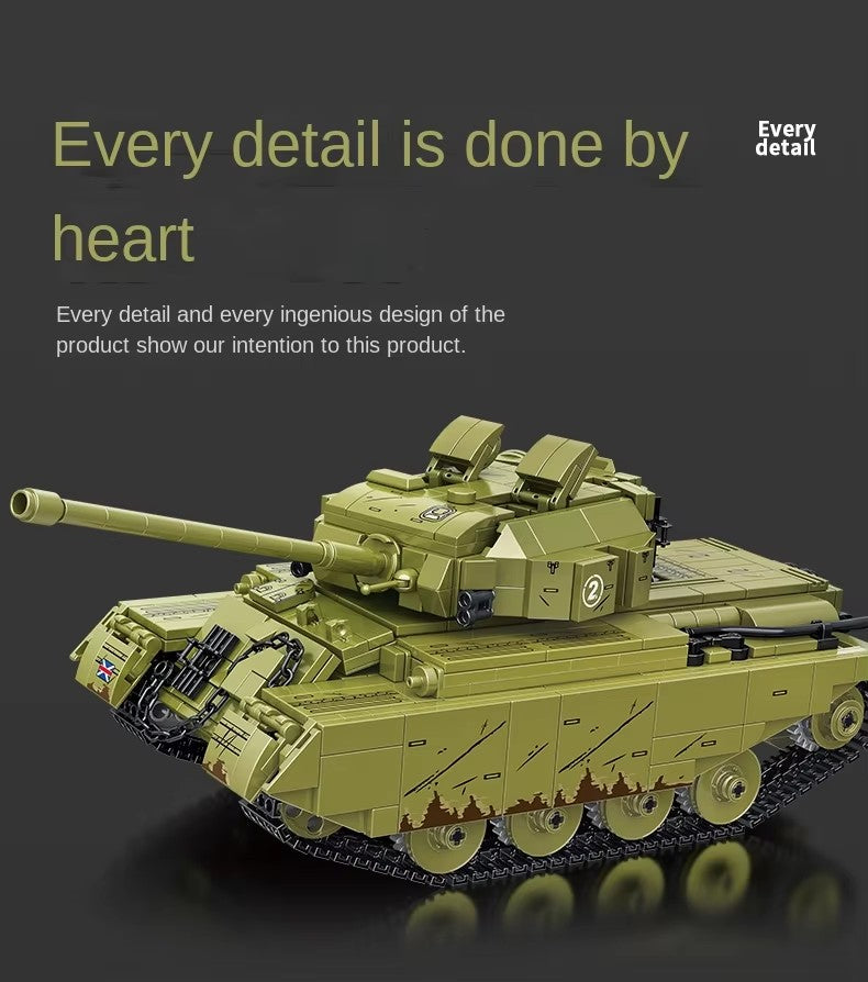 Centurion Main Battle Tank Military Army Building Block Set RC 969pcs