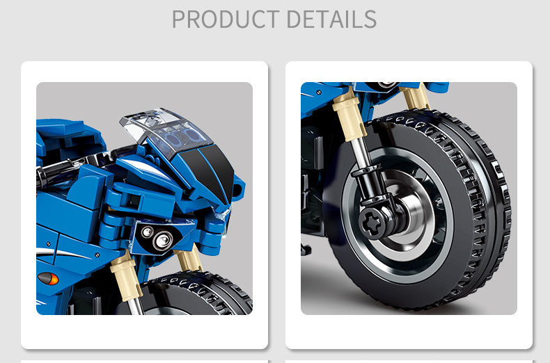 Motorcycle Custom Building Block Set Model 1