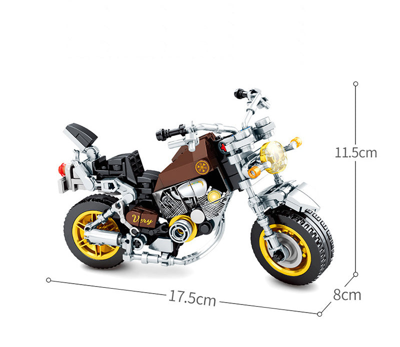 Motorcycle Custom Building Block Set Model 7