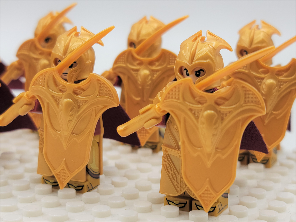 LOTR Mirkwood Elves Heavy Sword Infantry Army 10 Minifigures Set