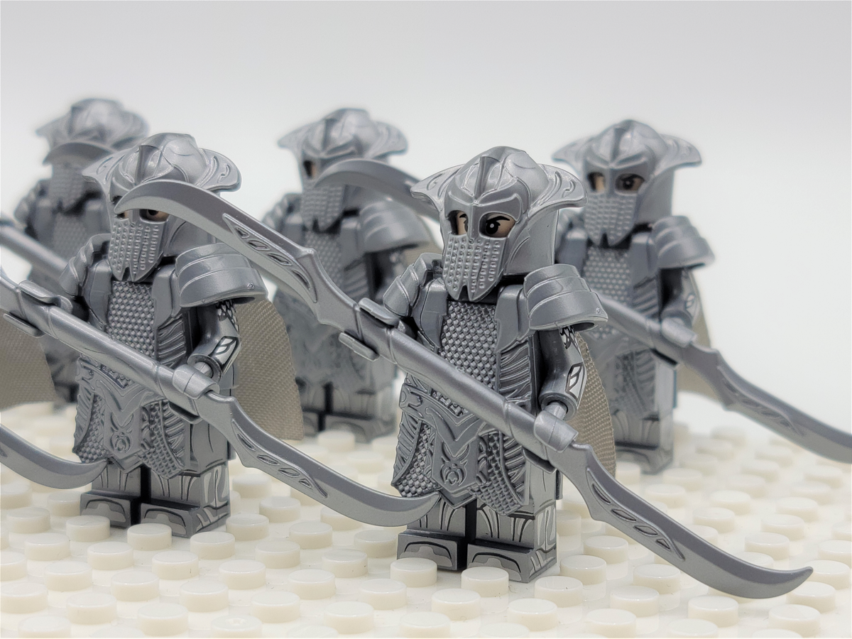LOTR Mirkwood Elven Double Blade Infantry Army 10 Minifigures Set