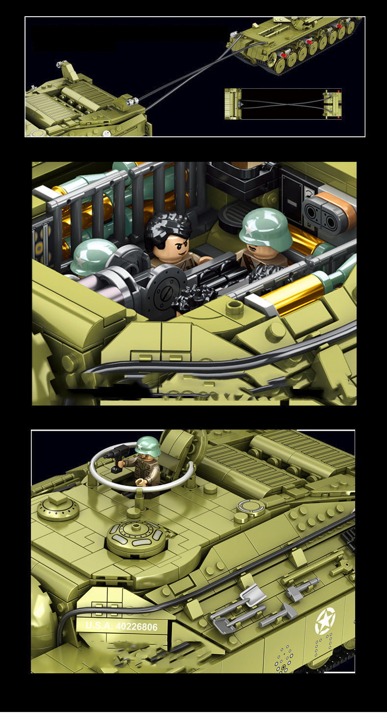 T28 Heavy Tank Military Army Building Block Set 2986pcs