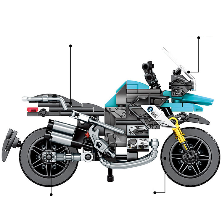 Motorcycle Custom Building Block Set Model 4