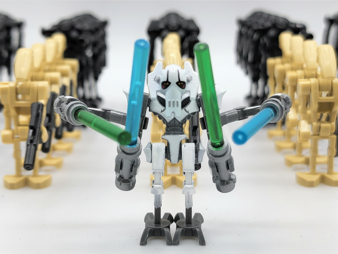 Star Wars General Grievous Battle Droid + Super Battle Droids 43 Minifigures Set