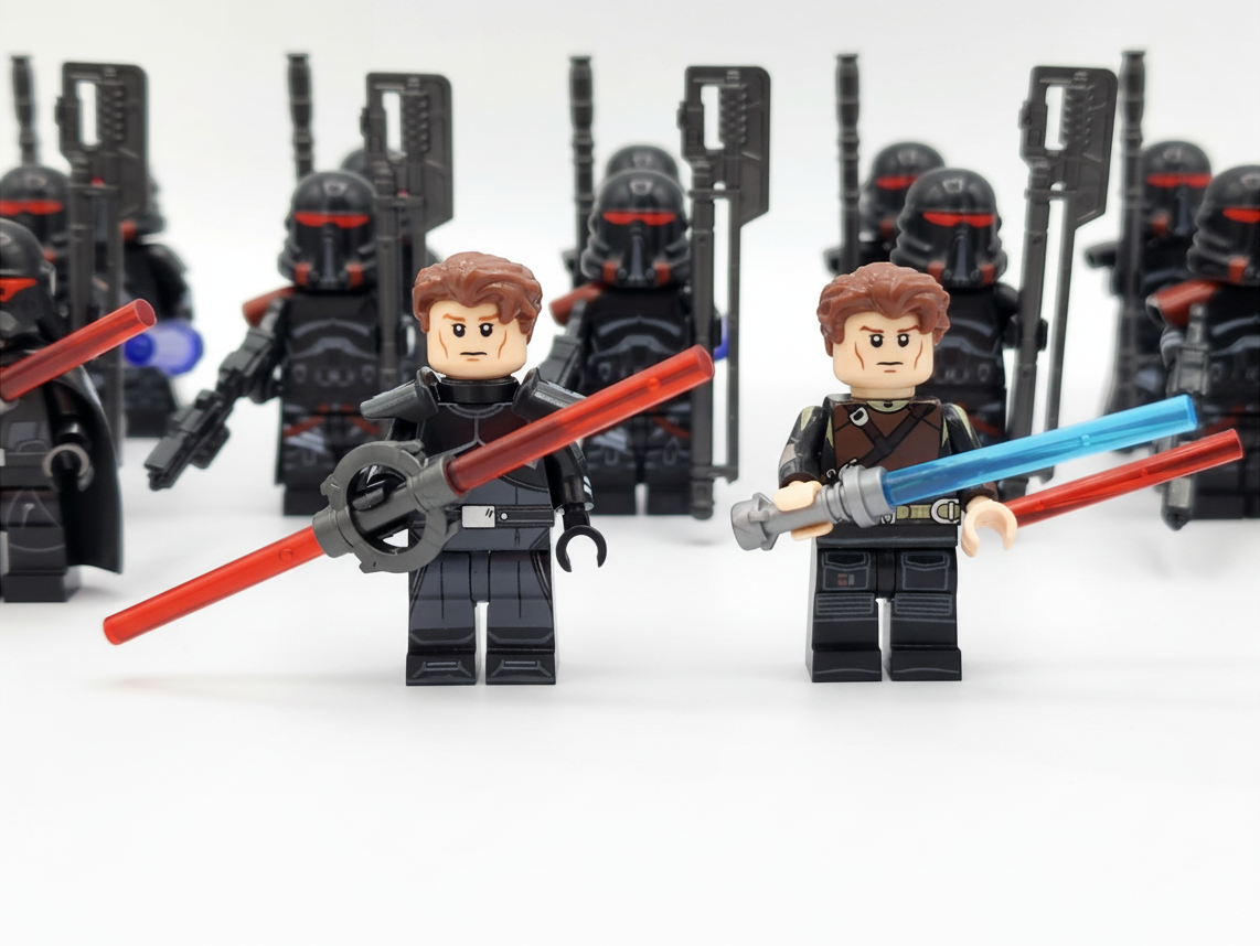 Star Wars  Fallen Order Kal Kestis, Sisters, Purge Troopers Custom 14 Minifigures Set