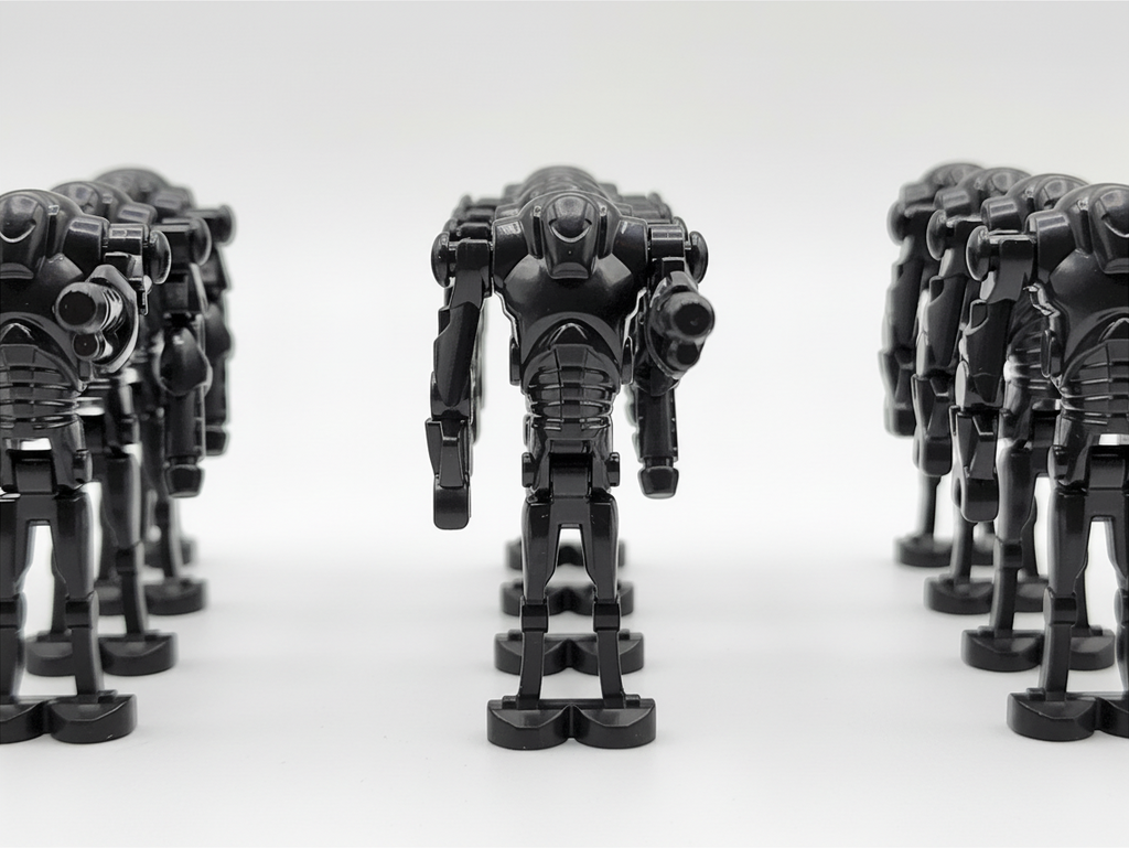 Star Wars B2 Super Battle Droids Custom Cannon Arm Set 20pcs Black and Gun Metal Gray