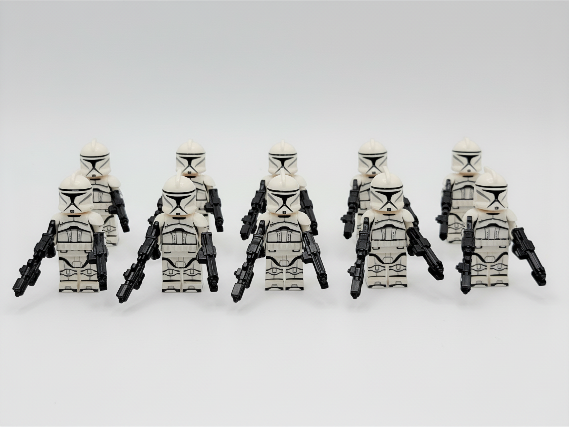 Star Wars Phase 1 Custom Armored Clones Minifigures Set