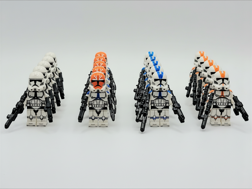 Star Wars Ahsoka Tano Captain Rex Republic Assortment Clone Troopers Army Set 25pcs